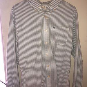 Abercrombie button down striped